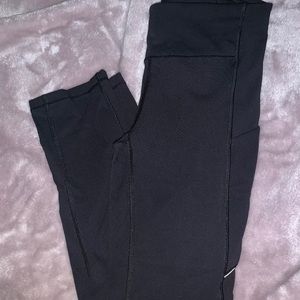 Size 2 black LULULEMON capris